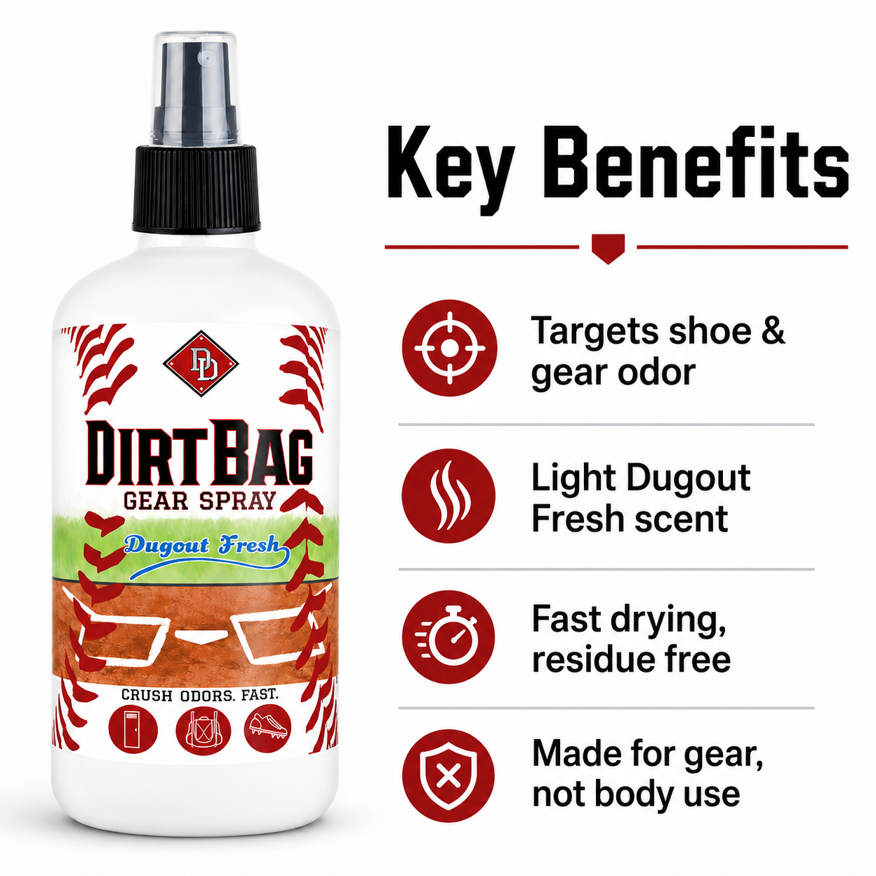 DirtBag Gear Spray by Diamond Dapper