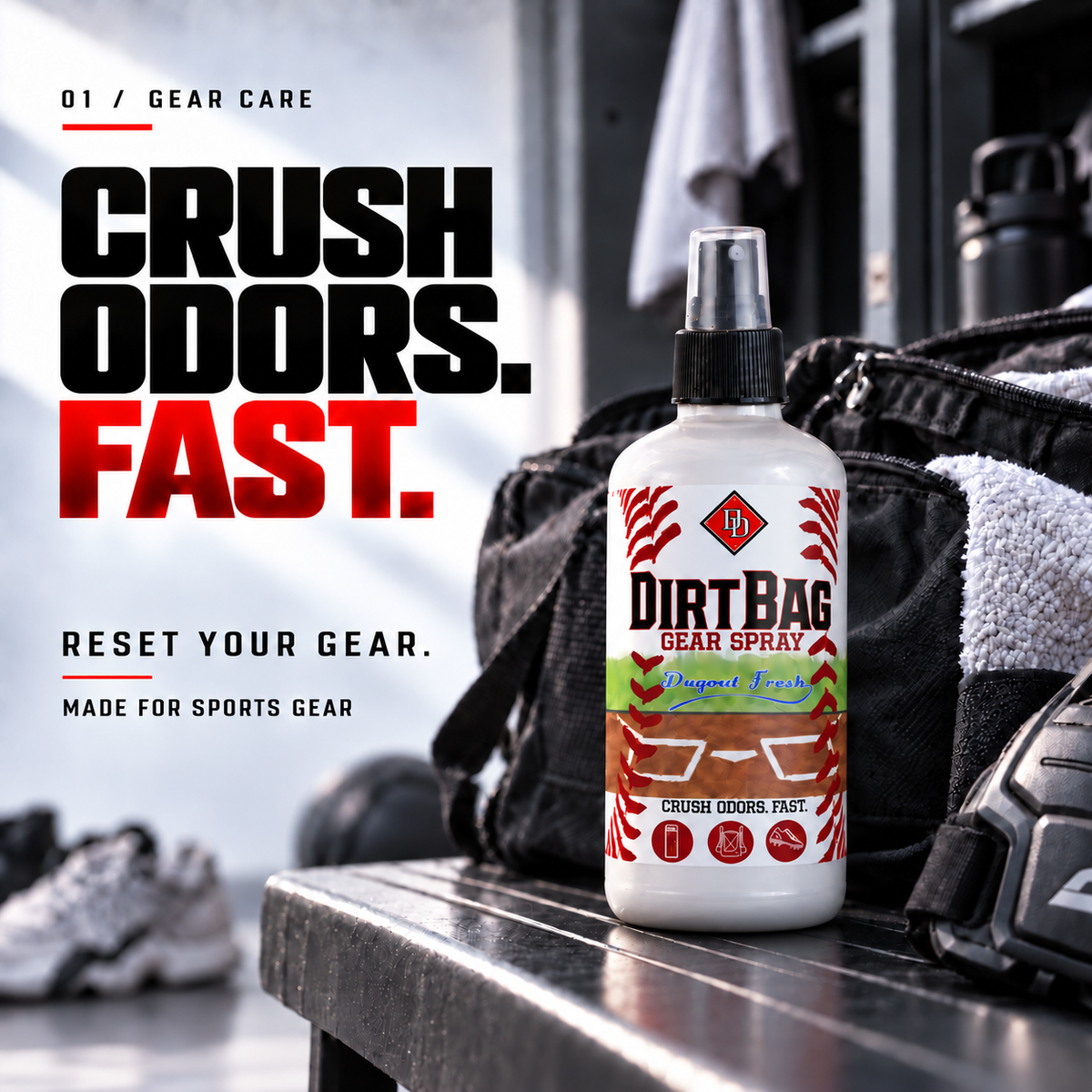DirtBag Gear Spray by Diamond Dapper
