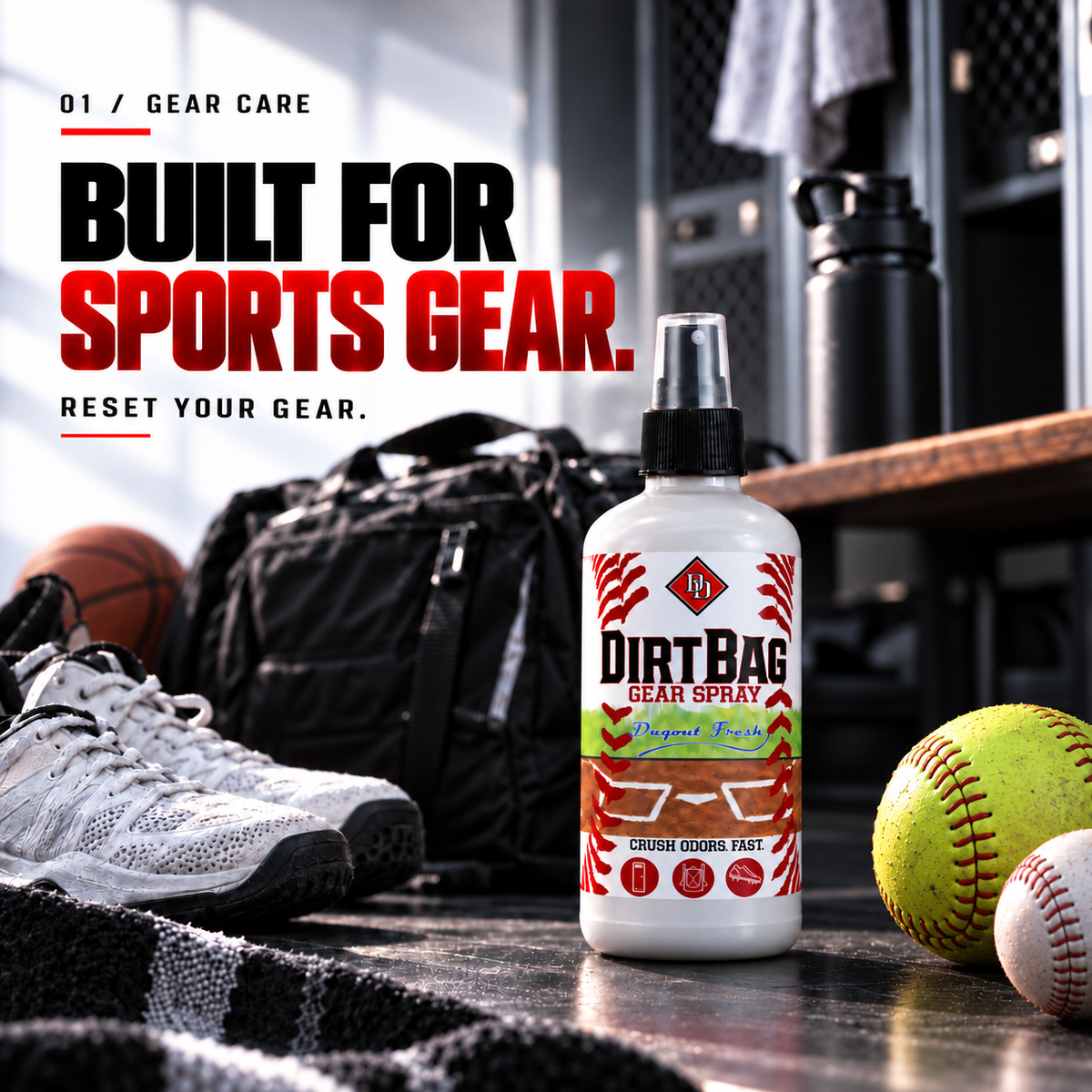 DirtBag Gear Spray by Diamond Dapper