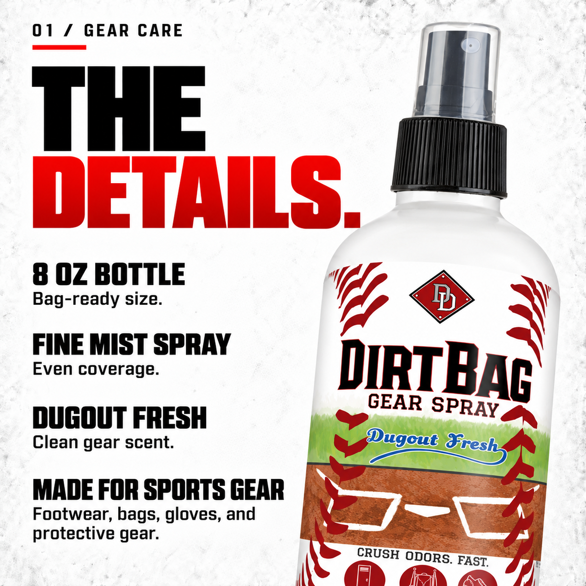 DirtBag Gear Spray by Diamond Dapper