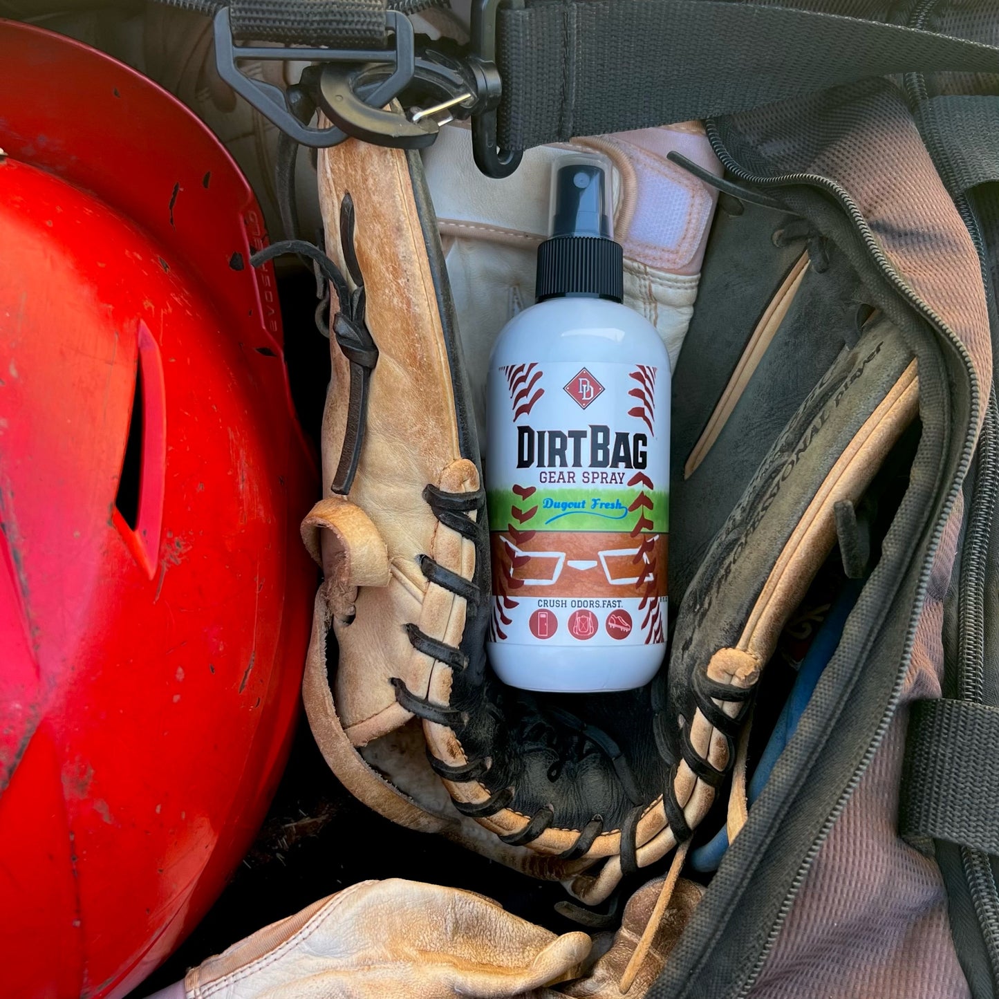 DirtBag Gear Spray – Built for Baseball